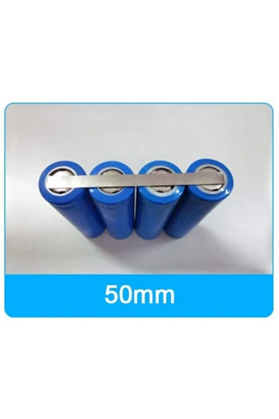 ROBİZ Nikel Tel 6mm X 50 Mm Lehimlenebilir Pil Bağlantı Teli 18650 Lio - Resim 2