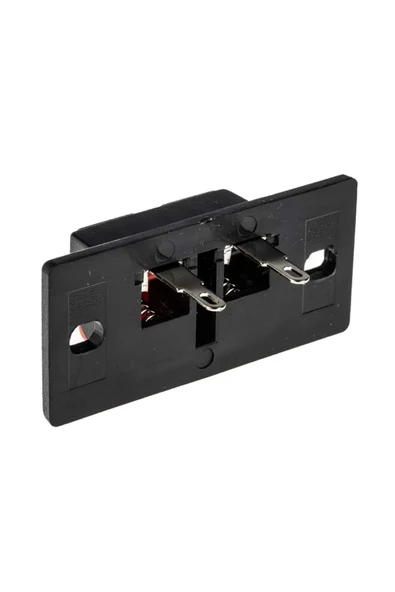 ROBİZ 2li Hoparlör Terminal Soketi Panel Montaj Tip Yaylı Speaker Ses Kablo Bağlantı Birleştirme Konnektör - Resim 7