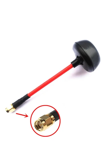 ROBİZ 5.8ghz Sma Erkek Anten Esnek Dairesel Polarize Omni Mantar Anten Rc Fpv Drone Multicopter Quadcopter