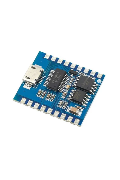 ROBİZ Dy-sv17f Mp3 Wav Ses Çalma Modülü 4mbyte Hafıza Class D Amfi 5w 4-8ohm Hoparlör Microusb Uart Buton - Resim 5