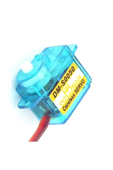 ROBİZ 5gr Dm-s0050 Servo Motor Rc Doman Mikro Plastik Dişli 1kg.cm Tork - Resim 4
