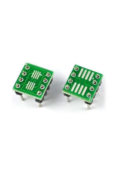 ROBİZ Ssop8 Sop8 Dıp8 Smd Çevirici Pcb Sop8 Ssop8 Tssop8 Ssop Tssop Msop Prototip Deney Kartı Fr4 - Resim 7