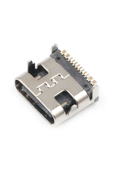 ROBİZ Type-c Usb Soket 16 Pin Smd Usb 3.1 Cep Tel Elektronik Cihaz Usb Port Konnektör Şarj Soketi Dişi - Resim 3