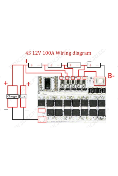 ROBİZ Bms 5s 100a Koruma Kartı Lityum Batarya Balans Versiyon 18650 Pil - Resim 4