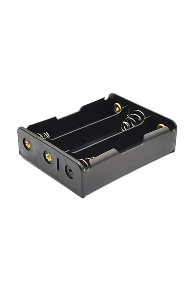 ROBİZ 18650 3lü Pil Kutusu Seri 3 Adet 11.1v Seri Lityum Lion Batarya Yuvası Mobil Güç Kaynağı Powerbank - Resim 4