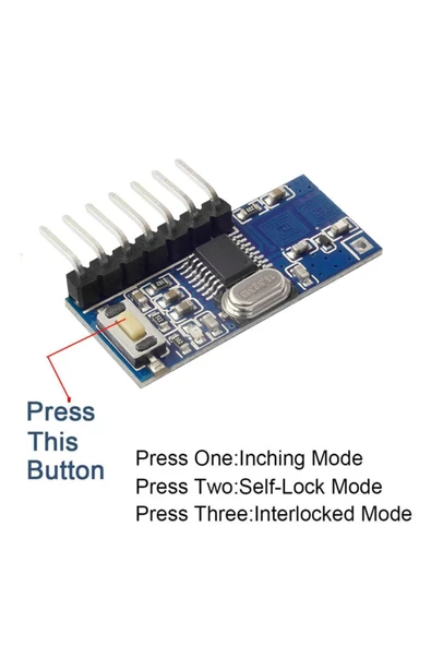 ROBİZ Rx480-e 4 Kanal 433mhz Rf Kumanda Alıcısı Öğrenebilen Kablosuz Ev1527 Uzaktan Kontrol Kapı Anahtar - Resim 10
