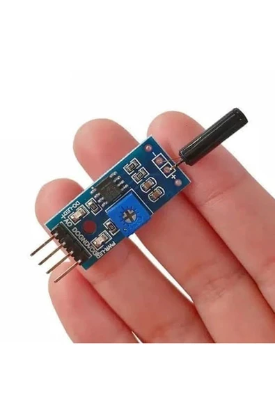 ROBİZ Sw-18010p Titreşim Algıama Sensör Modülü Tilt Haraket Darbe Algılayıcı Anahtar Yüksek Hassasiyet - Resim 2