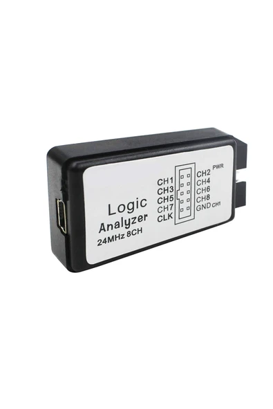 ROBİZ Usb Lojik Analizör  24 mhz 8 Kanal - Spı I2c Uart Can Dmx512 Profesyonel Data Inceleme Debug Aracı - 13