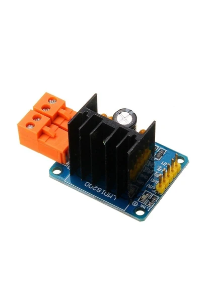 ROBİZ Lmd18200 Motor Sürücü Modül 55v 3/6a 75w H-bridge Pwm Dc Motor Sürücü Araba Robot - Resim 5