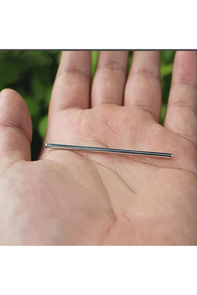 ROBİZ 2mm X 60mm Metal Mil Çelik Çubuk Aks Oyuncak Rc Araba Robot - Resim 3