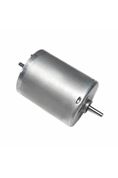 ROBİZ Rs370 Karbon Fırçalı Dc Motor Dual Çift Milli Dc 12v / 24v 13500 Rpm Rc Ucak Rc Bot Oyuncak Araba - Resim 6
