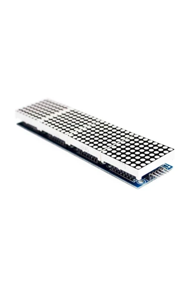 ROBİZ Max7219 4 Adet 8x8 64 Nokta Led Matrix Modül Dot Matrix 5v Ortak Katot Led Ekran Saat - Resim 4