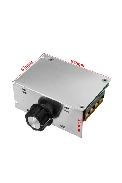 ROBİZ Ac 220v 4000w Dimmer Scr Ac Motor Hız Devir Kontrol Elektrikli Fırın Rezistans Su Isıtıcı Lamba - 16