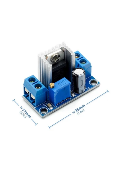 ROBİZ Lm317 Modül Dc Lineer Regulatör 2a Voltaj Düşürücü