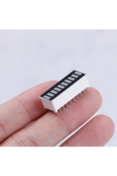 ROBİZ 4 Renk Bar Led 10 Segment Akü Batarya Kapasite Doluluk Göstergesi - Resim 5