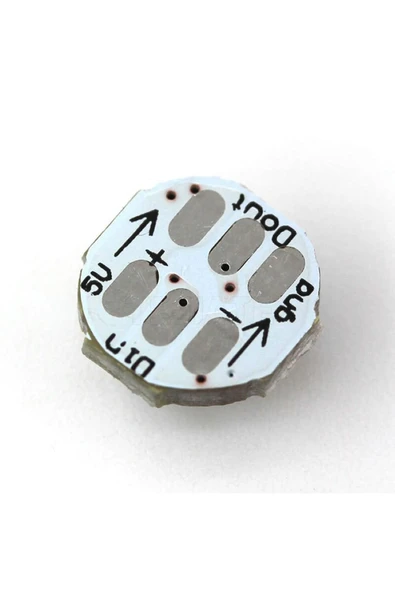 ROBİZ 1 Bit Neopixel Ws2812b 5050 Rgb Led Modül 5050 Adreslenebilir Rgb Lamba Kart Full Color - Resim 3