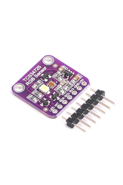 ROBİZ Tcs34725 Renk Sensör Modülü Tcs34725 Color Sensor Rgb Color Recognition Sensors Module - Resim 5