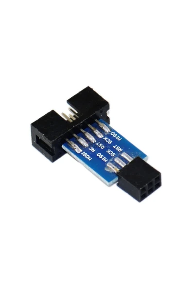 ROBİZ 10 Pin To 6 Pin Atmel Programlayıcı Çevirici Kartı Arduino Uno R3 Mega 2560 Avrısp Mkıı Usbasp - Resim 3