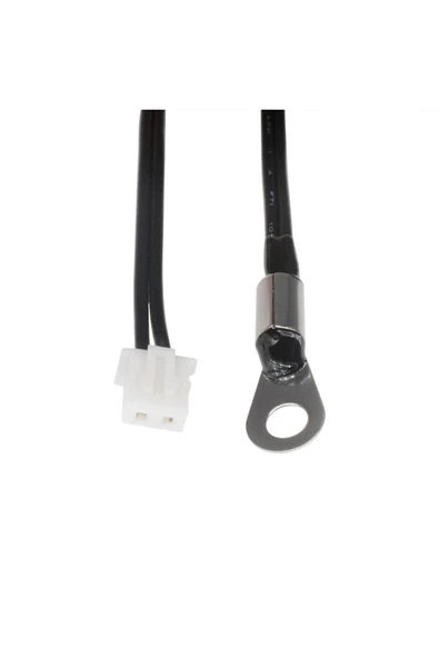 ROBİZ 100cm Kablolu Su Geçirmez 10k Ntc Sensör Montaj Delikli Isı Sıcaklık Prob Termistör 1% 3950 Klima - Resim 6