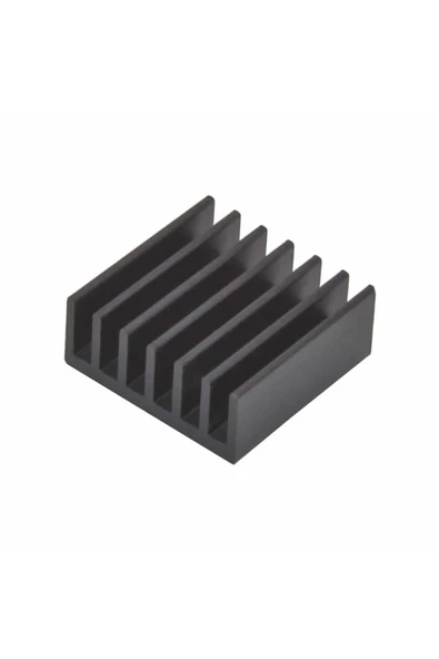 ROBİZ 14x14x6mm Aluminyum Soğutucu Siyah M3 Yapıştırma Etiketli Raspberry Xbox Chipset Ekran Kartı Ram - Resim 6