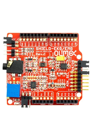 Olimex Ekg-emg Arduino Shield Açık Kaynak Kod Ekg Ecg Emg Nabız Kalp Elektrokardiyografi