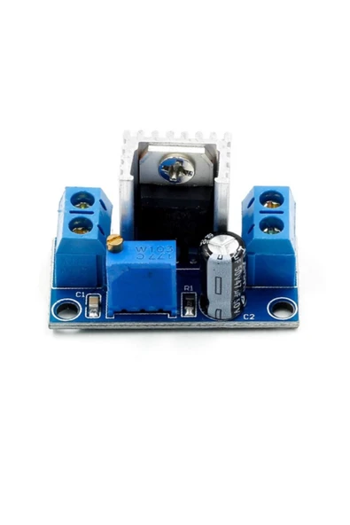 ROBİZ Lm317 Modül Dc Lineer Regulatör 2a Voltaj Düşürücü - Resim 2