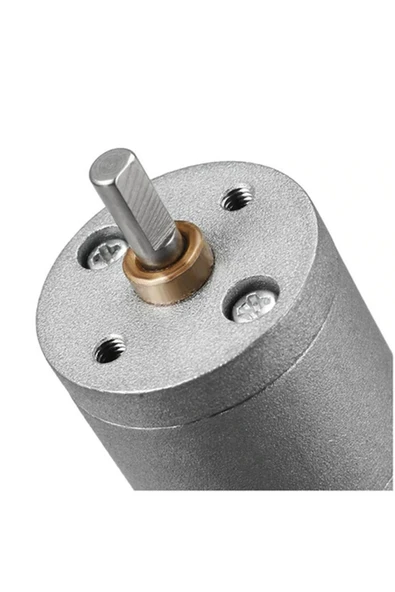 ROBİZ 12v 60rpm Jga25-370 Redüktörlü Dc Motor Metal Dişli Yüksek Tork Kuvvet 25mm Robot - Resim 7