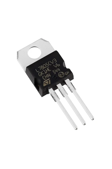 ROBİZ L7805cv 3 Pin Dc 5v Lineer Voltaj Düşürücü Regülatör Enregre