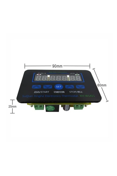 ROBİZ Xh-w1411 Dijital Termostat Zamanlayıcı Modül Kuluçka Pet Akvaryum - Resim 8