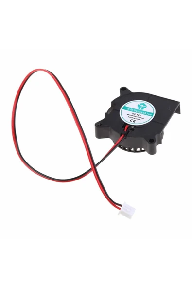 ROBİZ Dc 12v 40x40mm Salyangoz Fan Soğutucu Türbin Turbo Radyal Yazıcı - Resim 3