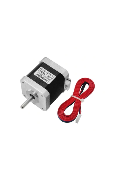 ROBİZ 17hs8401 Nema 17 Step Motor 0.5n.m D Mil 2 Faz 1.8a 1.8 Derece 200 Adım 3d Yazıcı Printer - Resim 2