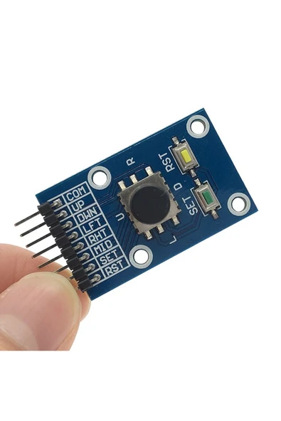 ROBİZ Navigasyon Joystick Modülü 4 Yön Joystick 3 Kullanıcı Butonu Keypad Tuş Takımı Kumanda - Resim 3