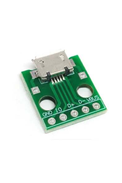 ROBİZ Micro Usb To Dip Çevirici Pcb 5v Usb Haberleşme Deney Prototip - Resim 3