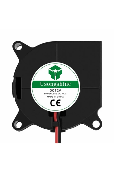 ROBİZ Dc 12v 40x40mm Salyangoz Fan Soğutucu Türbin Turbo Radyal Yazıcı - Resim 2