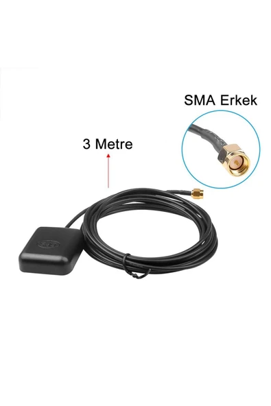 ROBİZ Aktif Gps Anten 1575.42mhz 28dbi Anten Güçlendirici Navigasyon