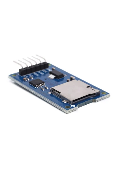 ROBİZ Micro Sd Kart Modülü Hafıza Kartı Tf Kart Microsd Bellek Memory Spı Okuyucu Mikro Sd 3.3v 5v - Resim 5