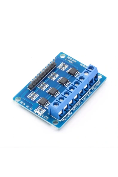 ROBİZ L9110 4 Kanal Dc Motor Sürücü Modül 2 Adet Step Motor 4 Dc Motor - Resim 2