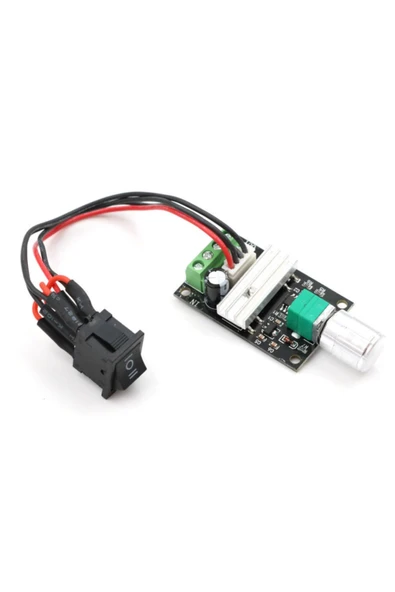 ROBİZ 6v -28v 3a Dc Motor Sürücü Hız Kontrol Devresi - Anahtarlı - Resim 7