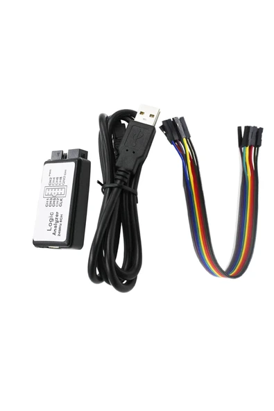 ROBİZ Usb Lojik Analizör  24 mhz 8 Kanal - Spı I2c Uart Can Dmx512 Profesyonel Data Inceleme Debug Aracı - 2