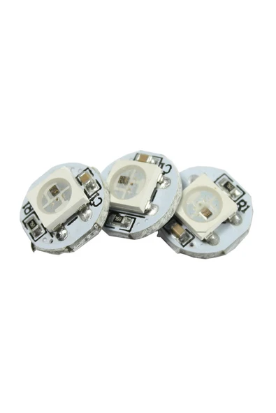 ROBİZ 1 Bit Neopixel Ws2812b 5050 Rgb Led Modül 5050 Adreslenebilir Rgb Lamba Kart Full Color - Resim 11