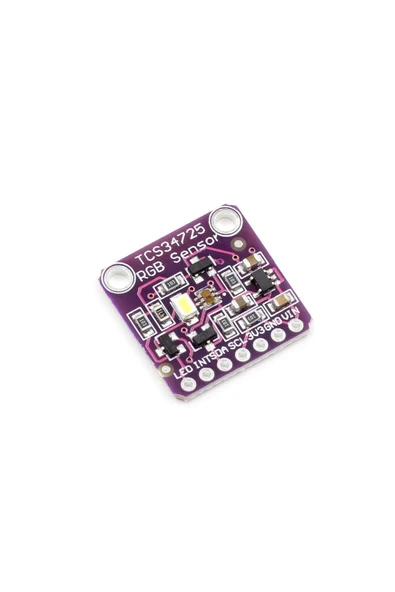 ROBİZ Tcs34725 Renk Sensör Modülü Tcs34725 Color Sensor Rgb Color Recognition Sensors Module - Resim 2
