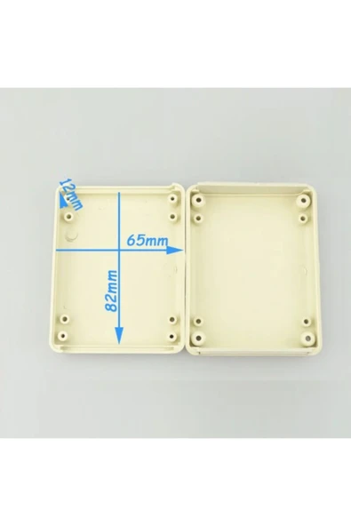 ROBİZ Ak-s-56 Beyaz Plastik Elektronik Proje Kutusu - Resim 6