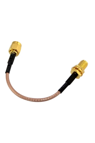 ROBİZ Rg316 10cm Sma Erkek Dişi Kablo Rf Uzatma Kablosu 50 Ohm 0-6ghz Koaksiyel Wifi Gsm Gprs Anten - Resim 5