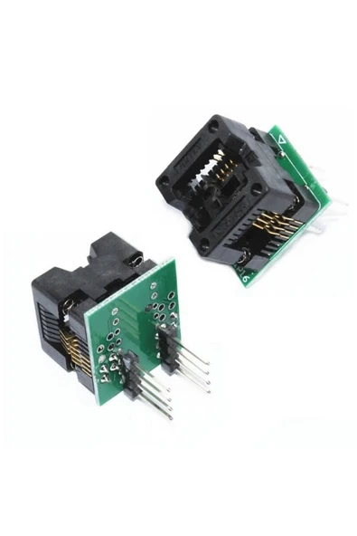 ROBİZ 150 Mil Ve 200 Mil Smd Soic8 Sop8 So8 To Dip8 Yaylı Soket Adaptör Eeprom Flash Programlayıcı Entegre - Resim 9