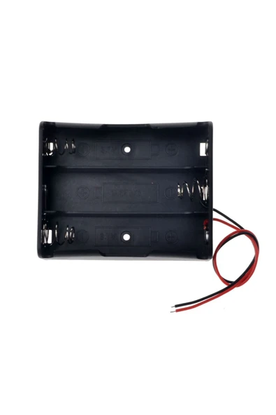 ROBİZ 18650 3lü Pil Kutusu Seri 3 Adet 11.1v Seri Lityum Lion Batarya Yuvası Mobil Güç Kaynağı Powerbank - Resim 5