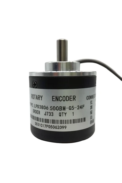 ROBİZ Lpd3806-500bm-g5-24f 500 Pals Optik Enkoder Dc 5v-24v Rotary Döner Encoder, Ab 2 Fazlı Motor - Resim 4