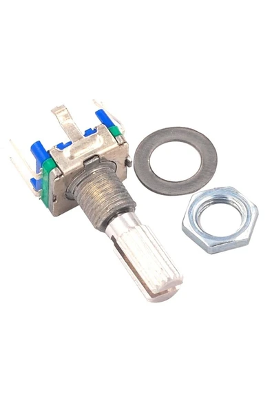 ROBİZ Ec11 Rotary Encoder Butonlu 20 Adım Pwm 360 Derece Döner Butonlu Dijital Potansiyometre Menu Motor - Resim 5