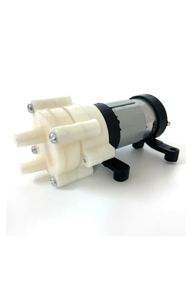 ROBİZ Dc 12v Su Sıvı Pompası Akvaryum Meyvesuyu Süt Dalgıç Devridaim Motoru - 6