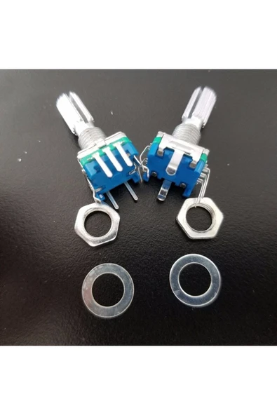 ROBİZ Ec11 Rotary Encoder Butonlu 20 Adım Pwm 360 Derece Döner Butonlu Dijital Potansiyometre Menu Motor - Resim 4