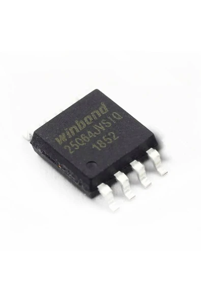 ROBİZ Winbond W25q64jvsıq 64m-bit Seri Flash 3.3v Spı Hafıza Entegresi 32768 Sayfa Uniform 4kb Sop8